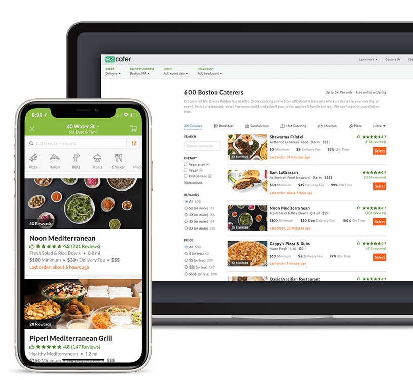 Feed Your Meetings ezCater