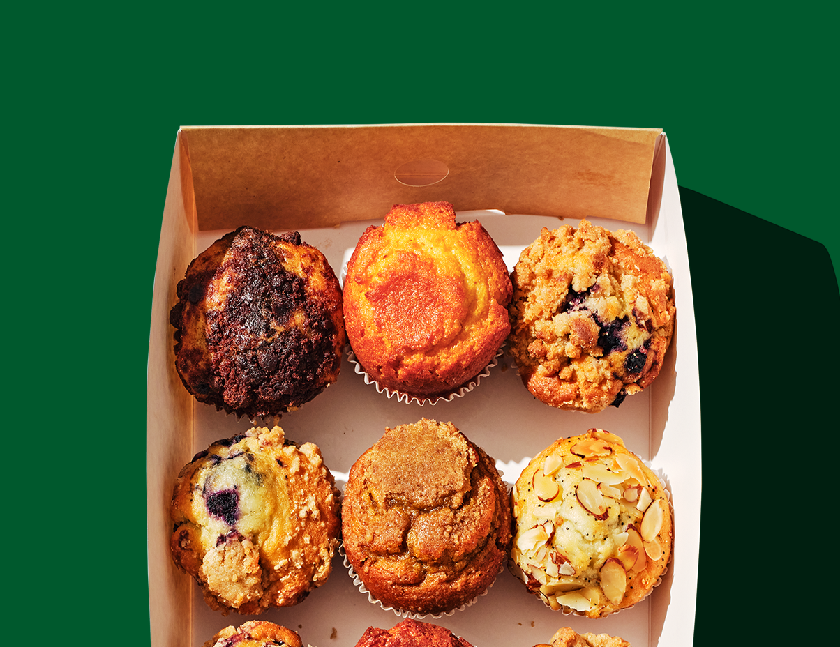 box of muffins